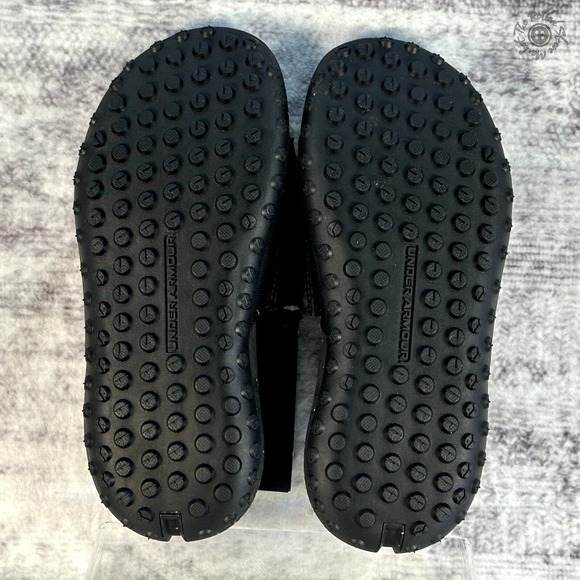 New With Tag‎ - Under Armour Project Rock 3 Men 7 Women 8.5 Slides Black - Picture 8 of 10